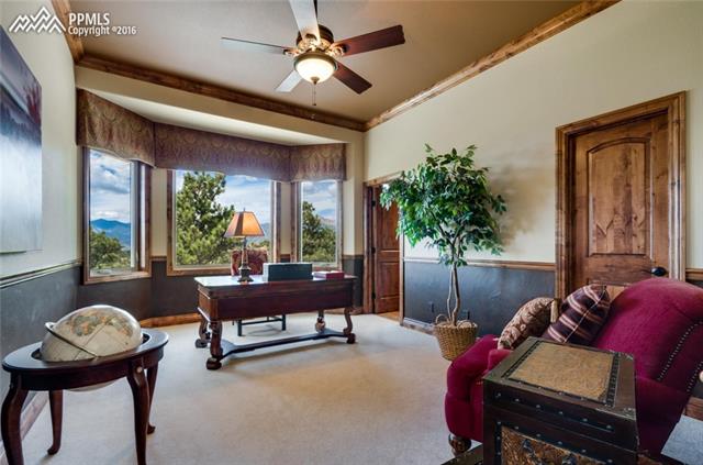 4516 Seton Hall Road Colorado Springs, CO 80918 - Photo 22 of 36 Main level office/2nd bedroom with 3/4 adjoining bath.