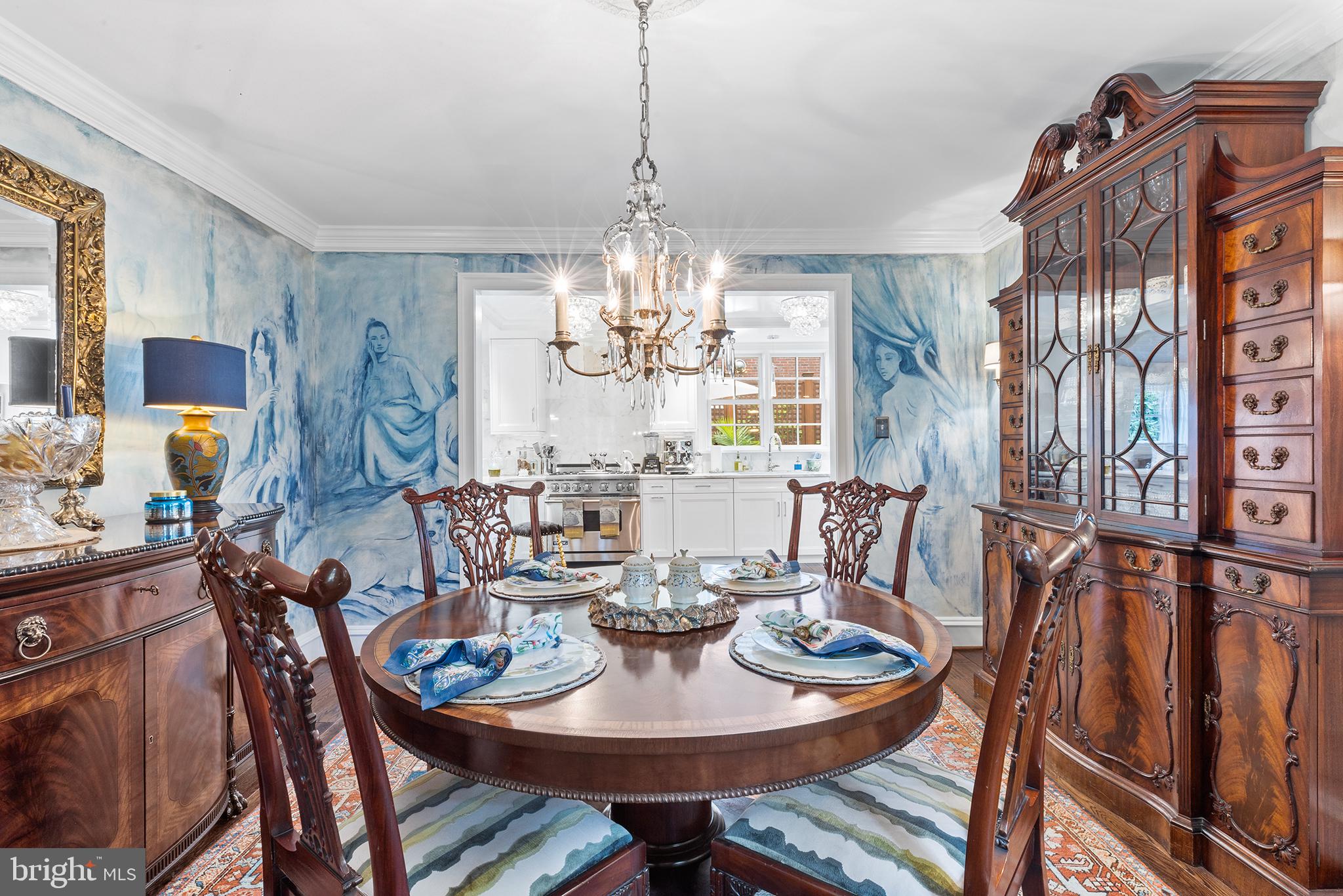 292 Hillcrest Road Wayne, PA 19087 - Photo 11 of 51 large dining room with open wall to kitchen