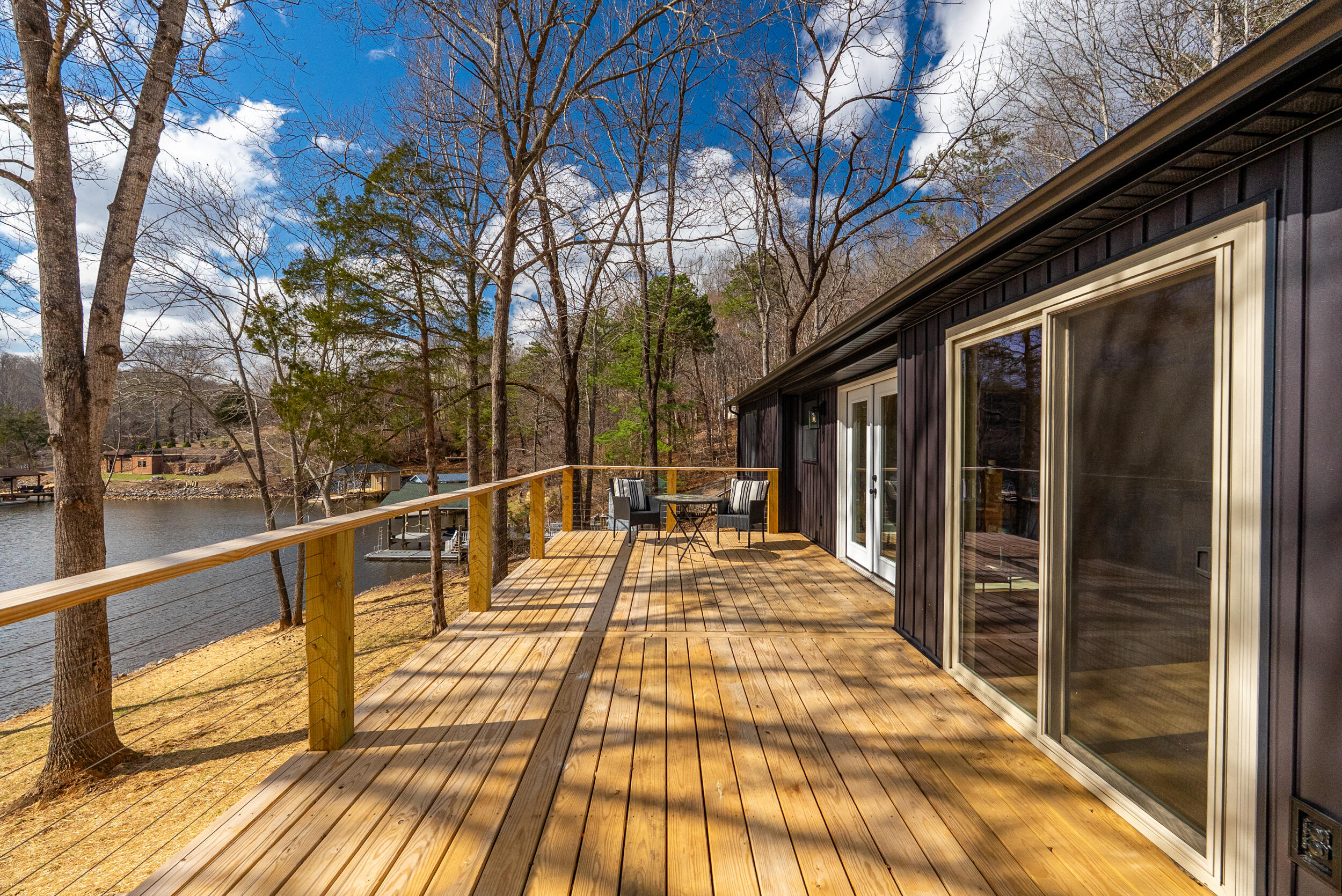 509 Pleasure Point Drive Goodview, VA 24095 - Photo 4 of 38 a view of balcony with staircase