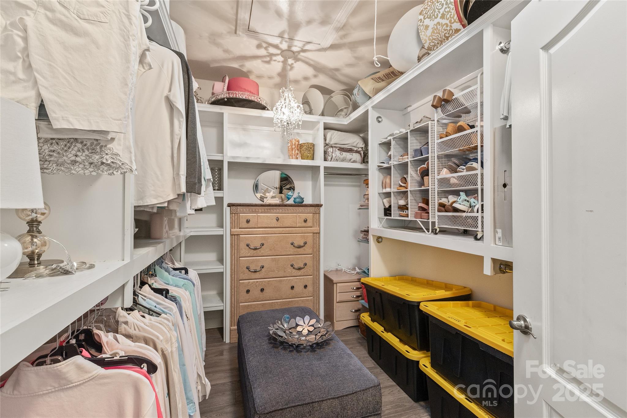 5002 Samoa Ridge Drive Lancaster, SC 29720 - Photo 22 of 45 a view of walk in closet with clothes and shoes