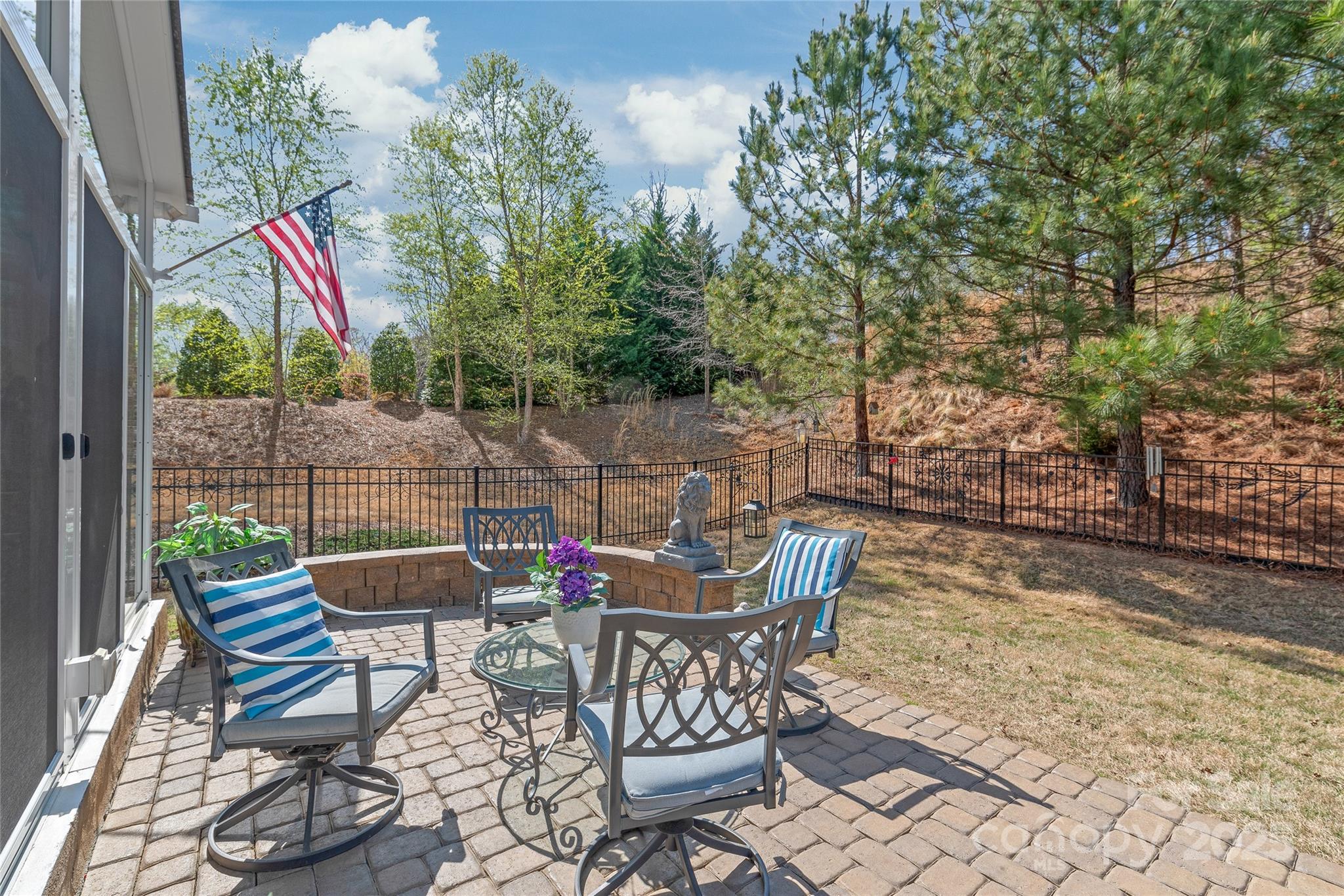 5002 Samoa Ridge Drive Lancaster, SC 29720 - Photo 30 of 45 a view of a chairs and table in backyard
