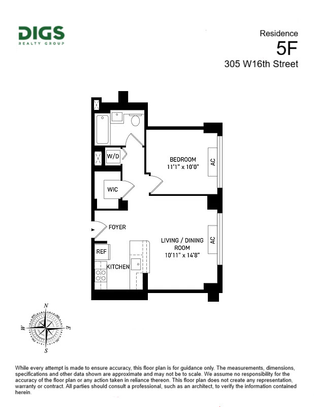 305 West 16th Street, Unit 5F Manhattan, NY 10011 - Photo 13 of 13 unknown