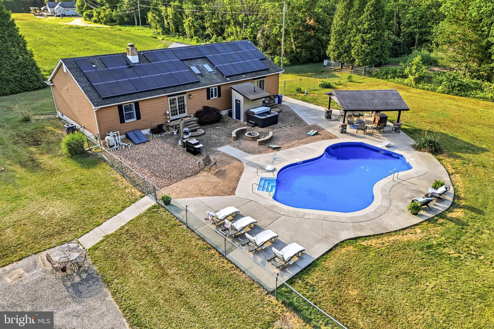 705 Garden Road Pittsgrove, NJ 08318 - Photo 57 of 72 swimming pool view with a seating space
