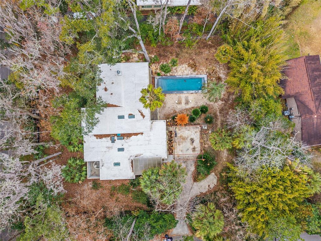 2062 Northwest 11th Road Gainesville, FL 32605 - Photo 96 of 99 an aerial view of a house with a yard