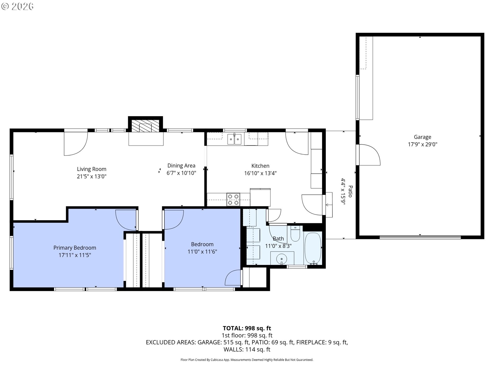 896 5th Street Lafayette, OR 97127 - Photo 29 of 29 Floor Plan