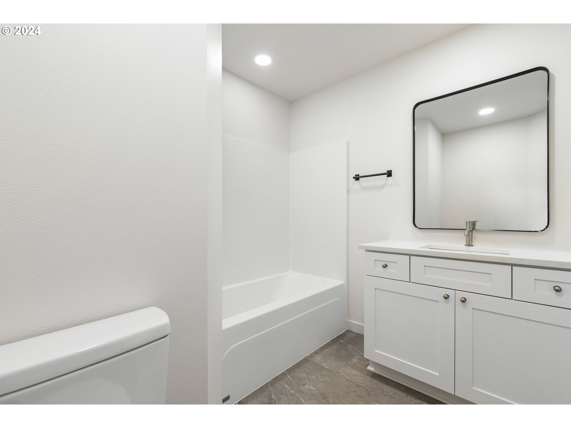 3004 Orange Road Winlock, WA 98596 - Photo 28 of 35 a bathroom with a sink a toilet and a mirror