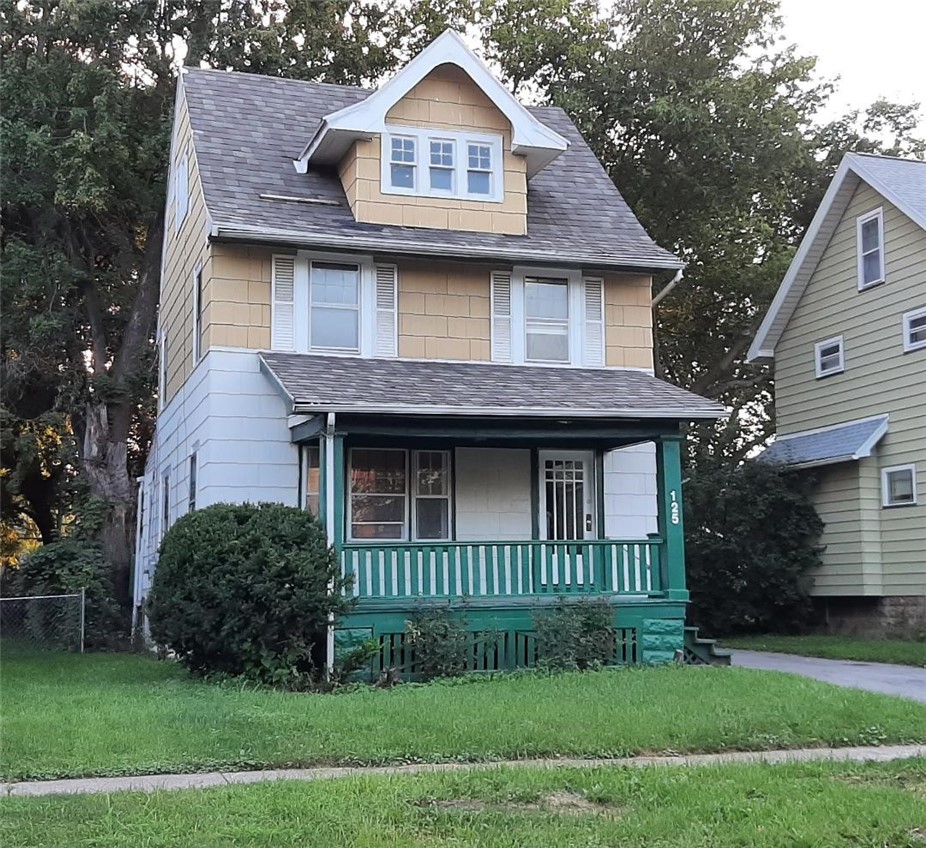 125 Avery Street Rochester, NY 14606 - Photo 1 of 1 Front with Open Porch