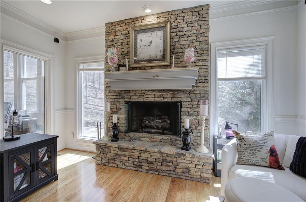 64 Fairview Court Jasper, GA 30143 - Photo 27 of 86 a living room with furniture and a fireplace