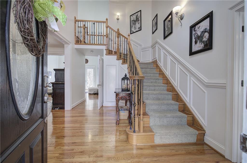 64 Fairview Court Jasper, GA 30143 - Photo 5 of 86 a view of entryway and hall with wooden floor