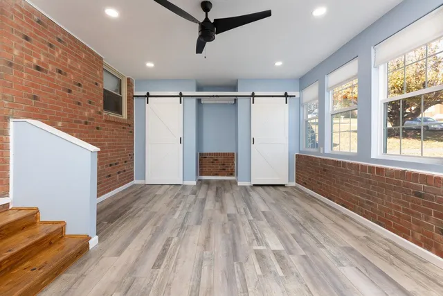 a view of front door of house