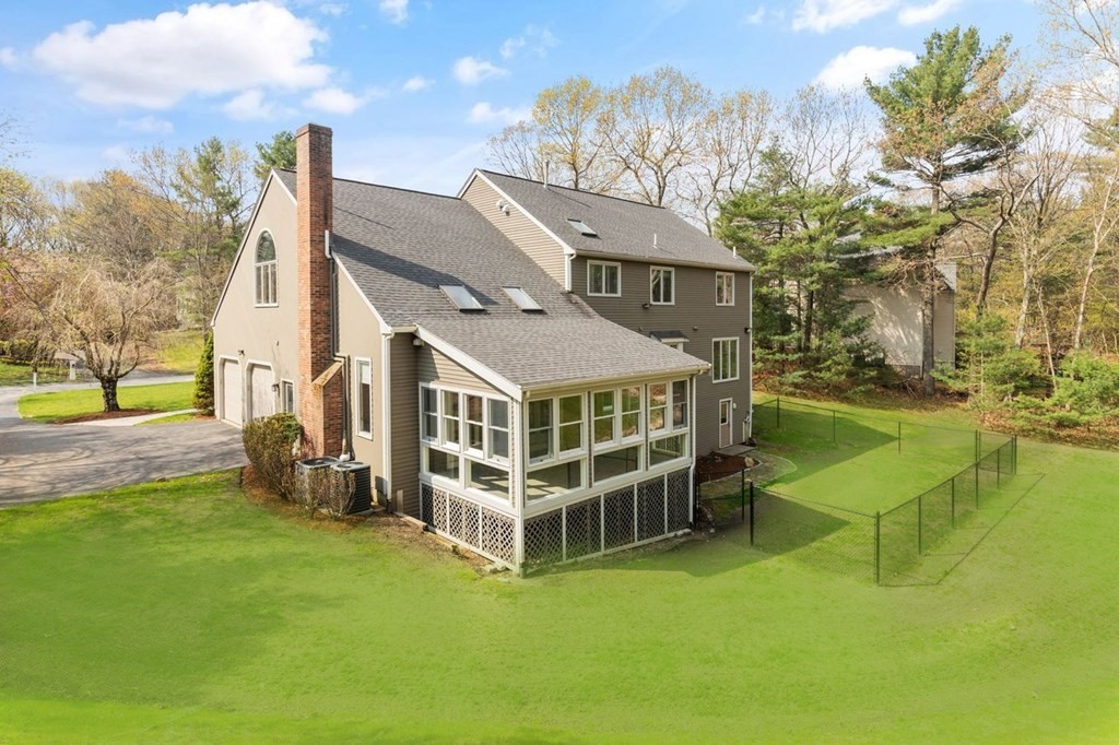 7 Wadsworth Way Sharon, MA 02067 - Photo 39 of 42 a view of a house with a yard and sitting area