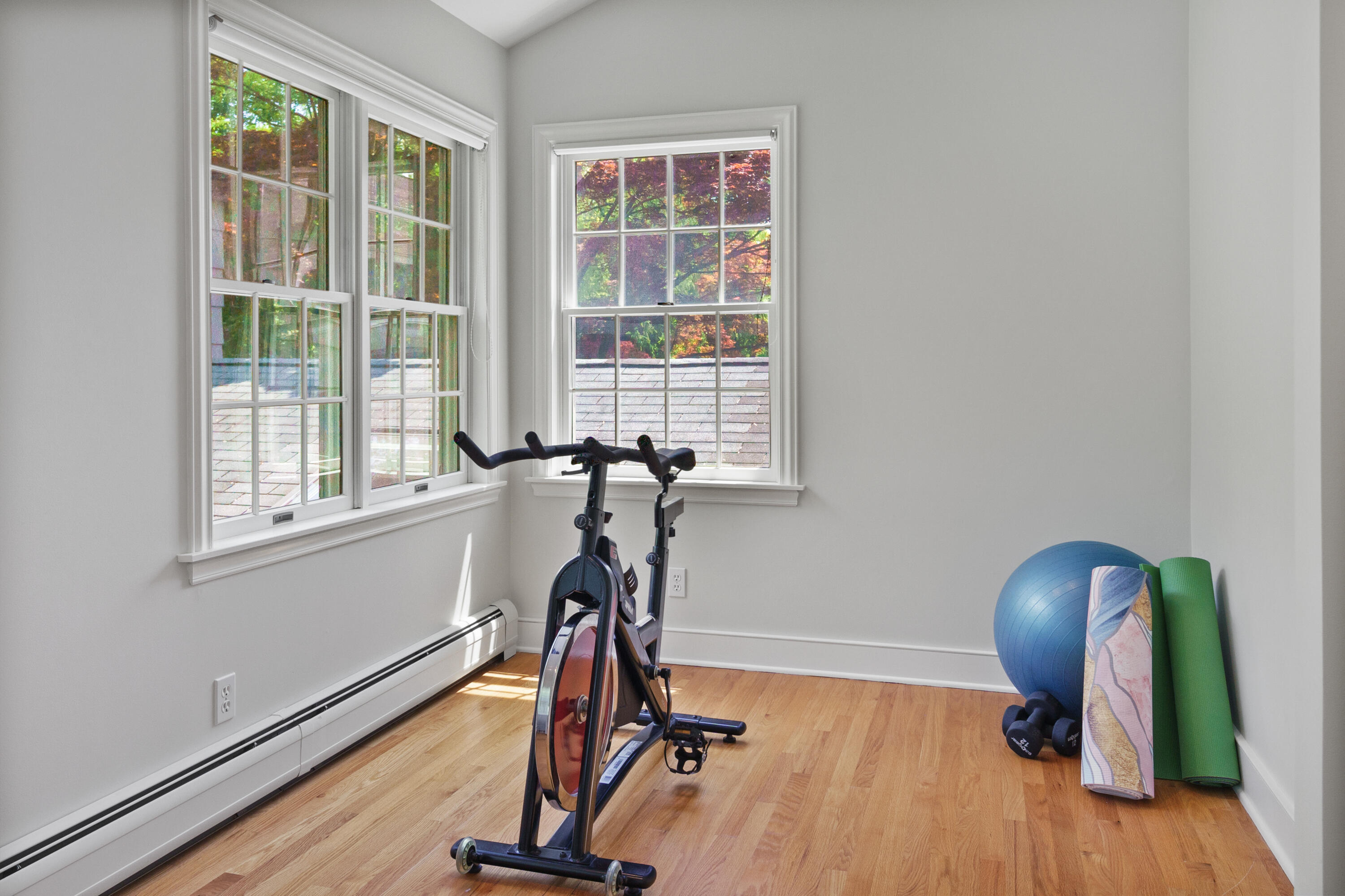 17 Wilson Ridge Road Darien, CT 06820 - Photo 24 of 37 a view of a room with gym equipment