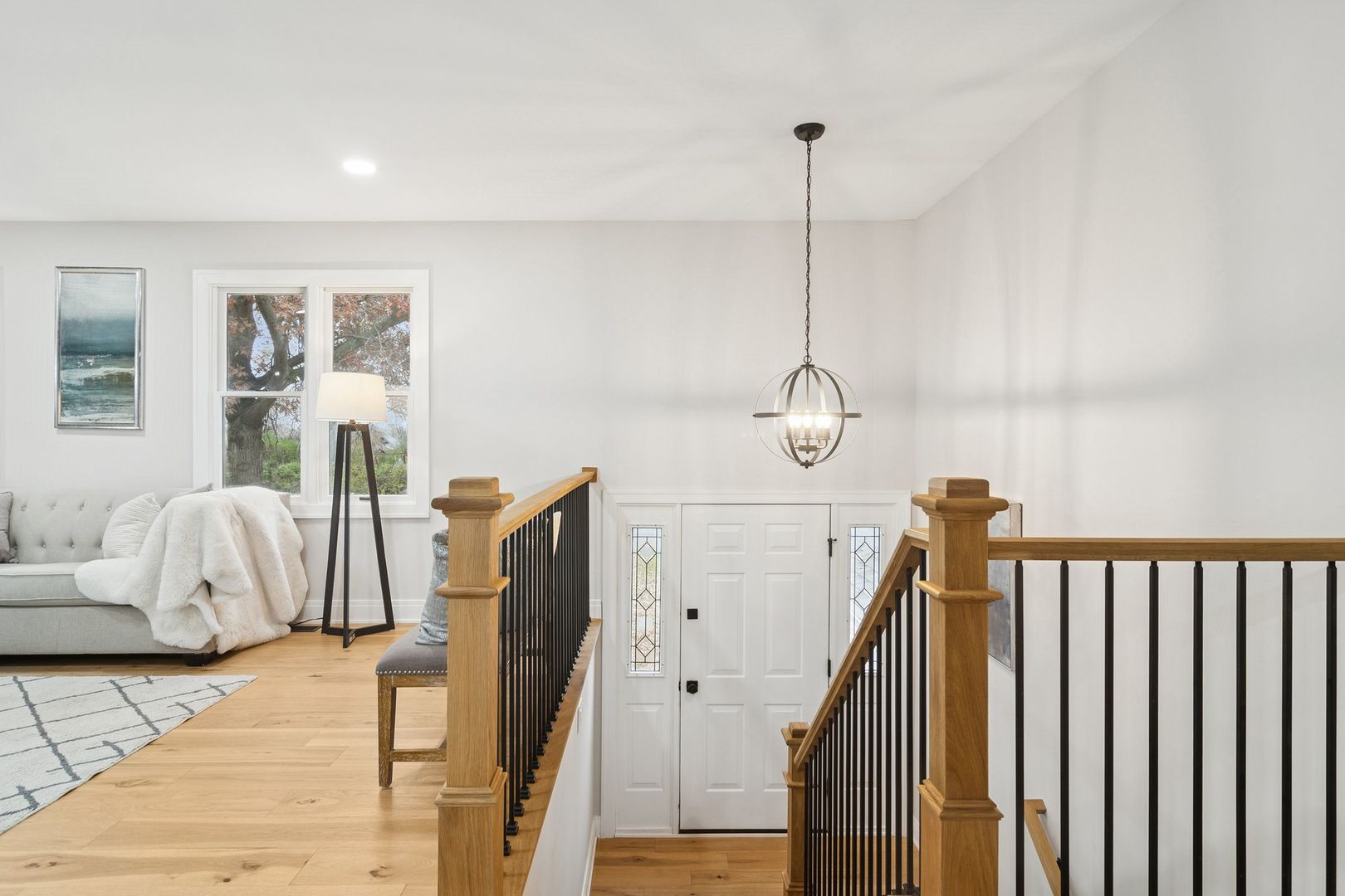 1420 Hassell Road Hoffman Estates, IL 60169 - Photo 2 of 26 a view of a living room and hardwood floor