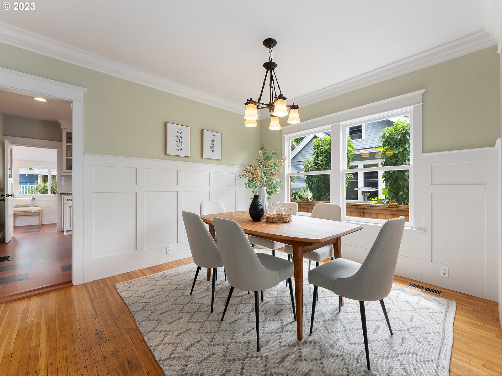 1920 Southeast 47th Avenue Portland, OR 97215 - Photo 11 of 40 a view of a dining room with furniture window and wooden floor
