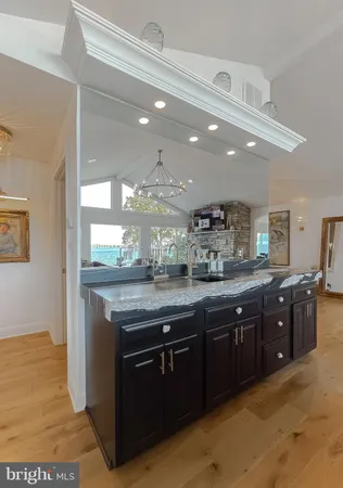 a bathroom with a sink double vanity and a mirror