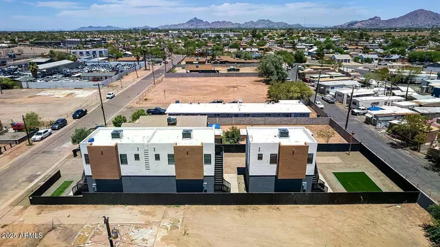 a view of building along with mountain view