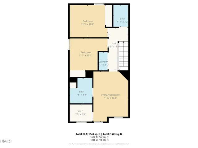 a picture of a person on a wall