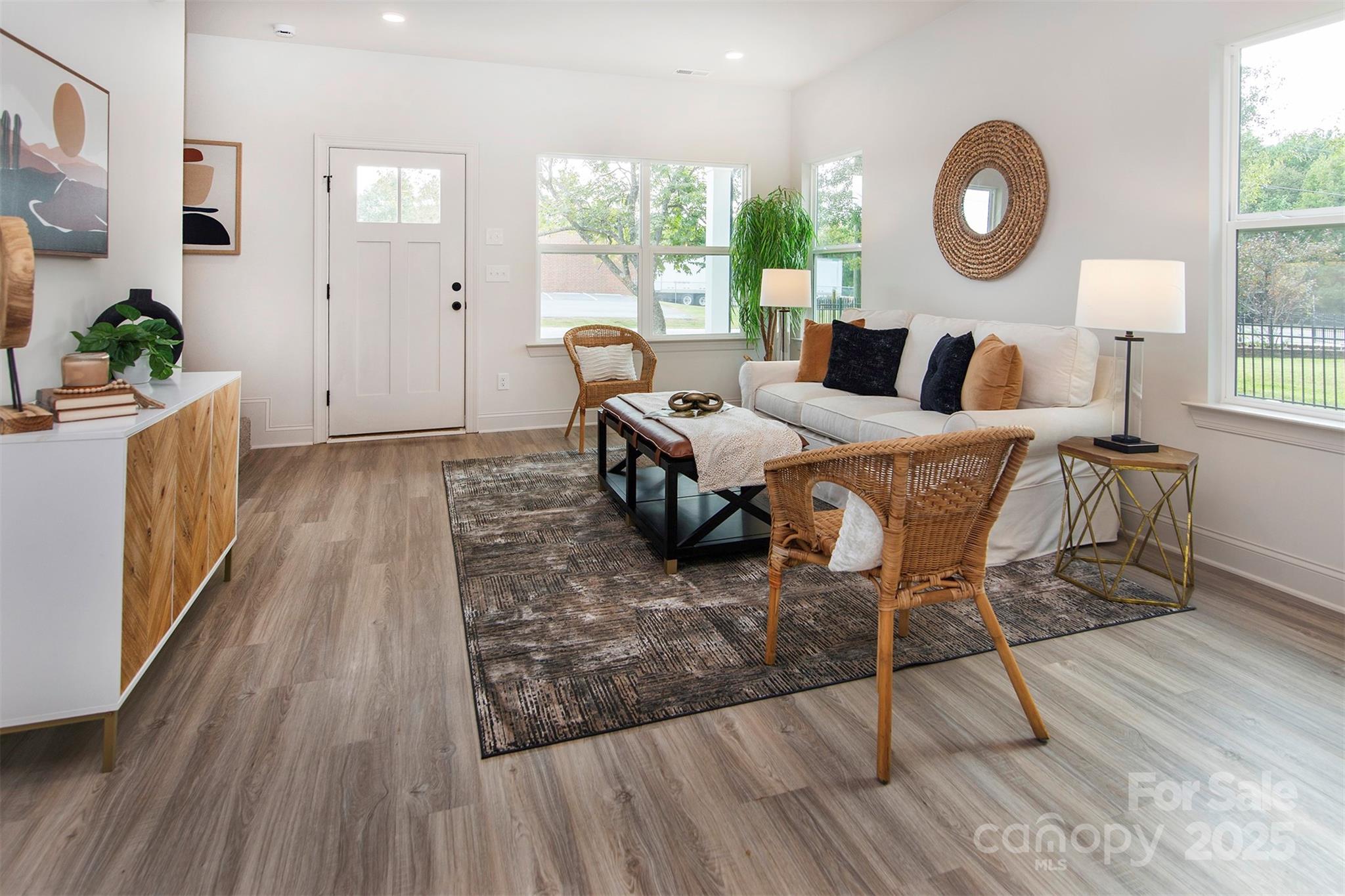 118 Durham Road Stanley, NC 28164 - Photo 6 of 24 a living room with furniture and a large window