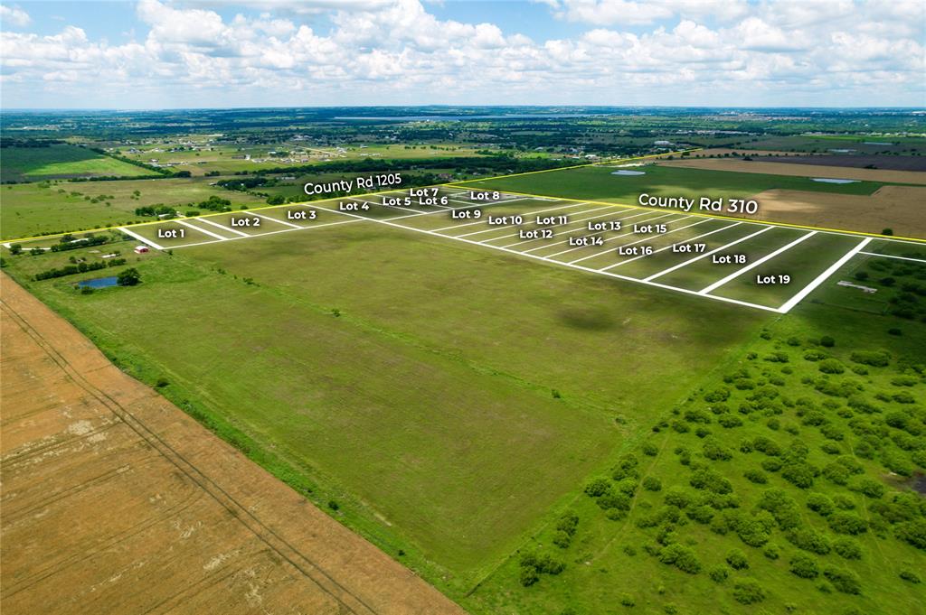 Lot 2 County Road 1205 Cleburne, TX 76031 - Photo 7 of 11 Aerial overview of property's location with property boundaries highlighted