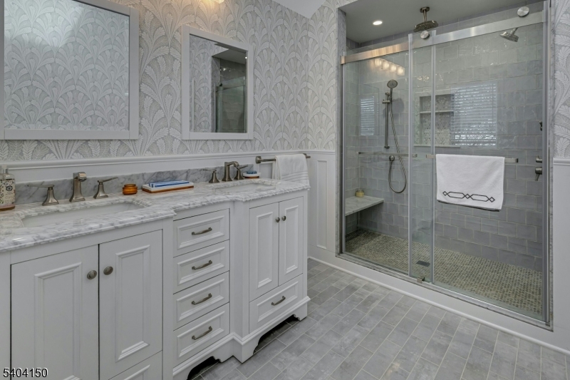 31 Garfield Avenue Madison, NJ 07940 - Photo 29 of 47 a spacious bathroom with double sink and shower