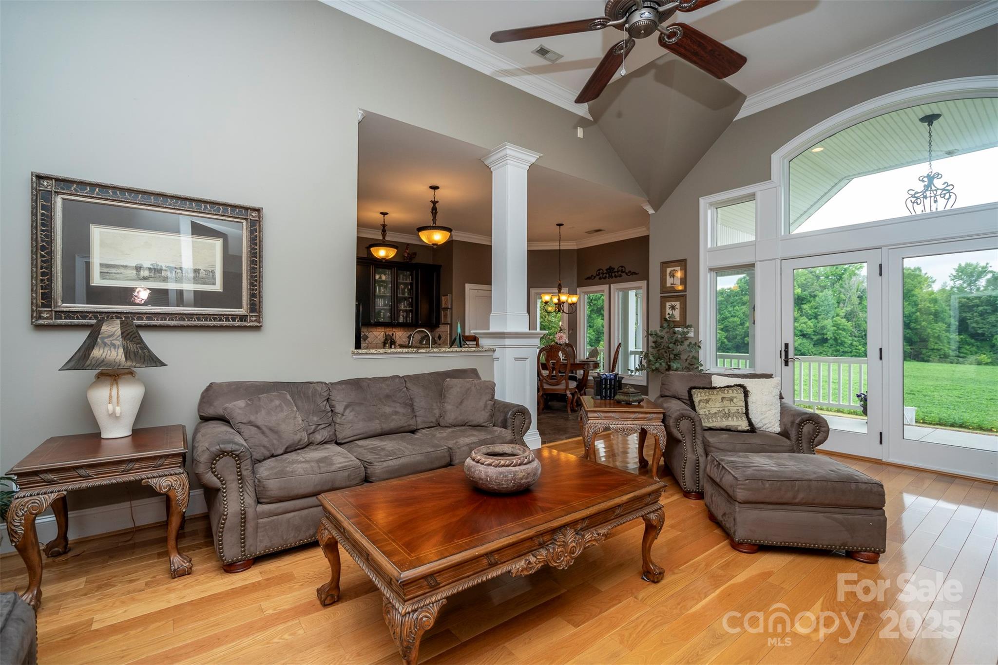8340 Highway 801 Mount Ulla, NC 28125 - Photo 13 of 47 a living room with furniture and a large window