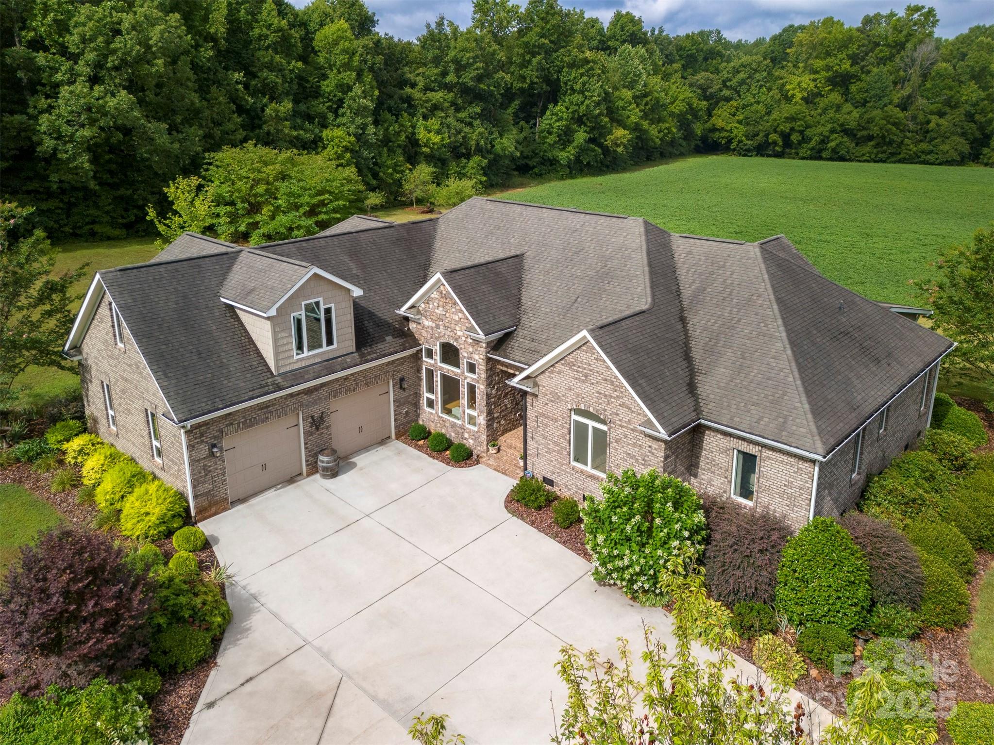 8340 Highway 801 Mount Ulla, NC 28125 - Photo 3 of 47 an aerial view of a house with a yard