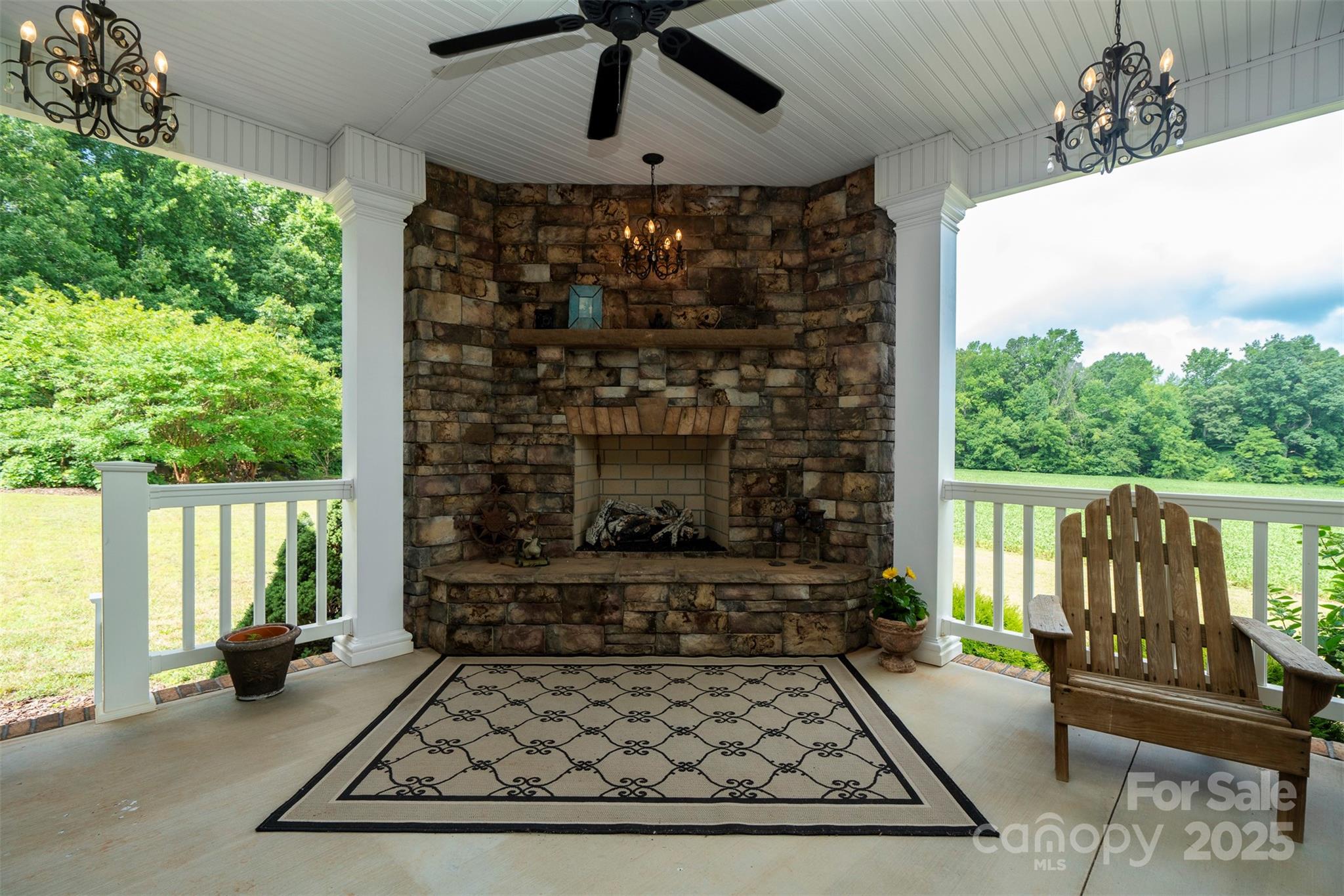 8340 Highway 801 Mount Ulla, NC 28125 - Photo 39 of 47 a view of a porch with a couch
