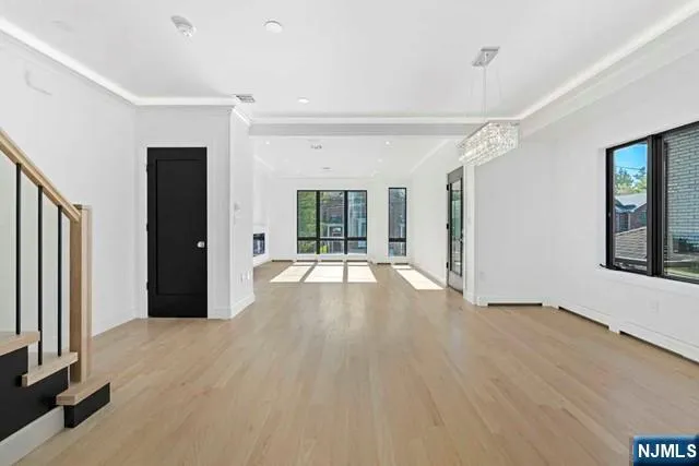 a view of city from a balcony