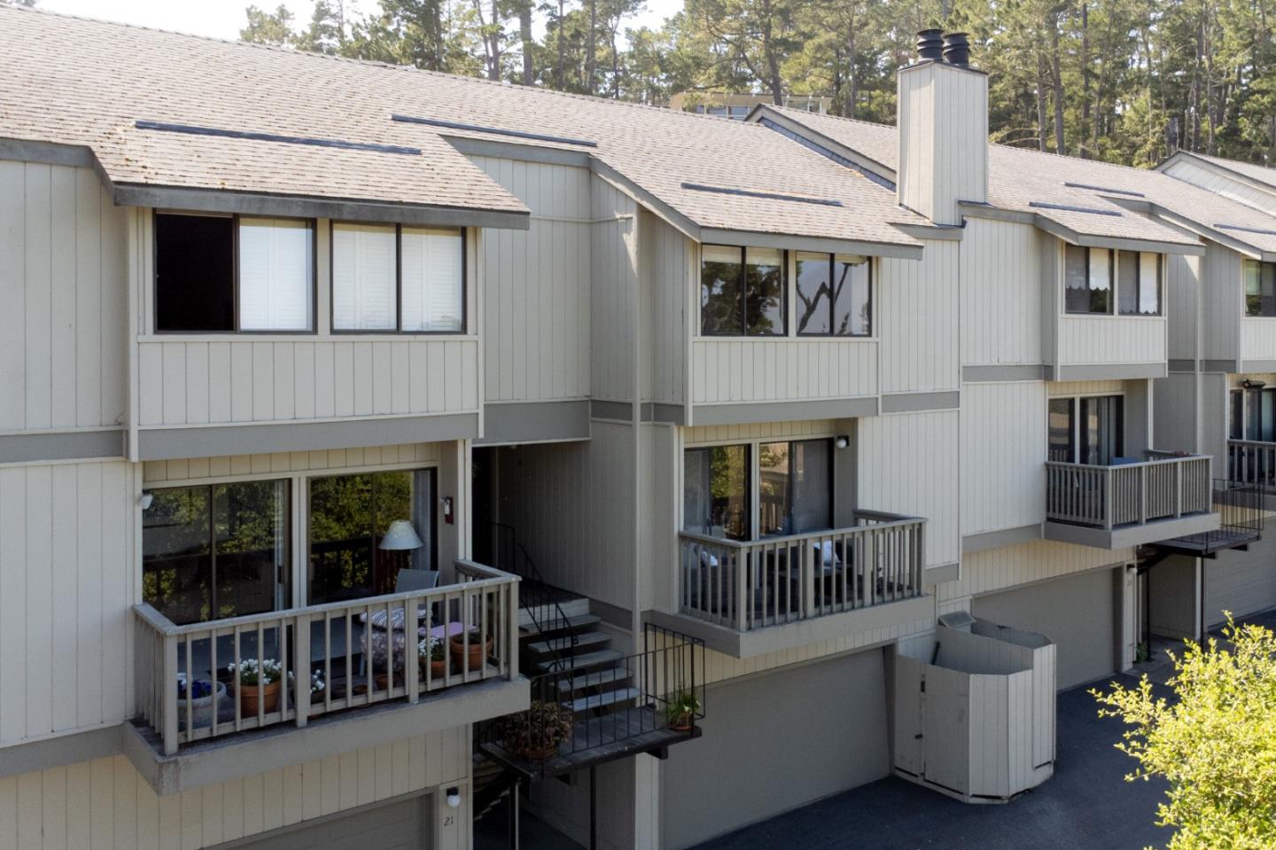 70 Forest Ridge Road, Unit 22 Monterey, CA 93940 - Photo 11 of 13 a front view of a house with balcony
