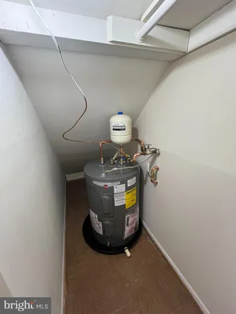 a view of water heater room