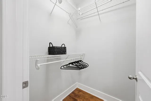 a view of a hallway with a small space