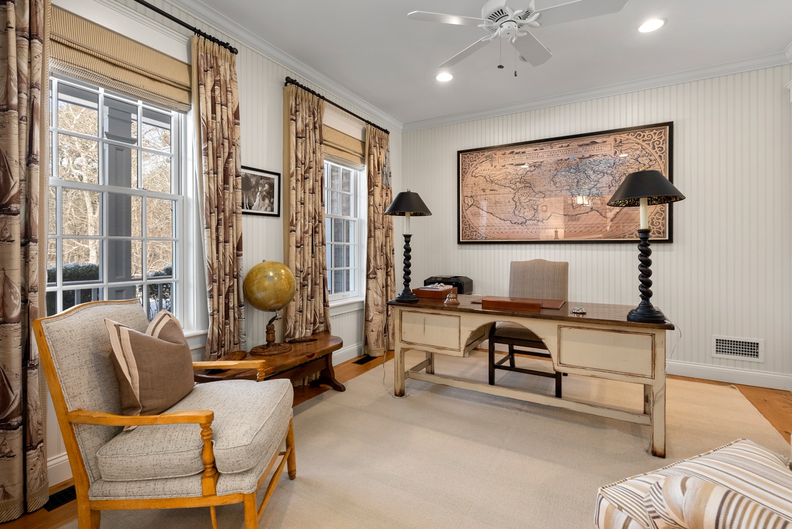 243 Katama Road Edgartown, MA 02539 - Photo 18 of 42 a work room with furniture and a large window