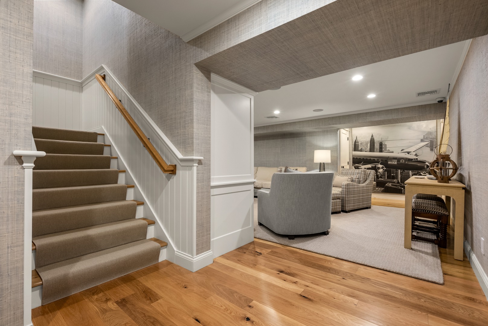 243 Katama Road Edgartown, MA 02539 - Photo 28 of 42 a room with lots of furniture and white walls