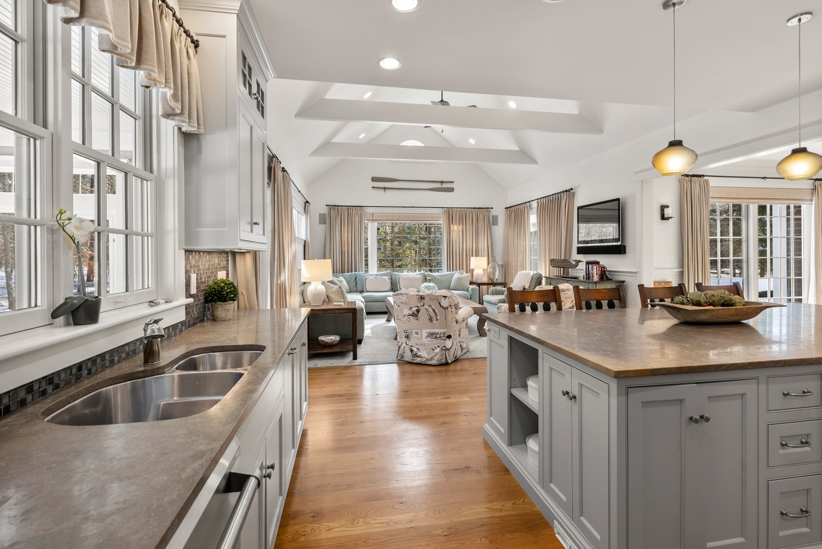 243 Katama Road Edgartown, MA 02539 - Photo 4 of 42 a kitchen with lots of counter top space