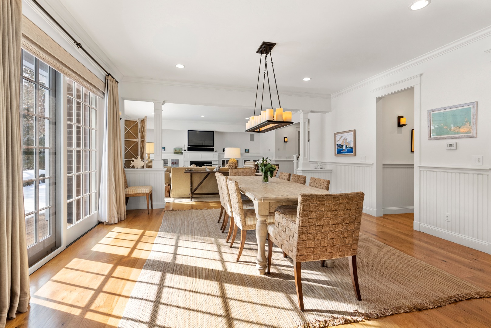 243 Katama Road Edgartown, MA 02539 - Photo 10 of 42 a view of a dining room and livingroom view
