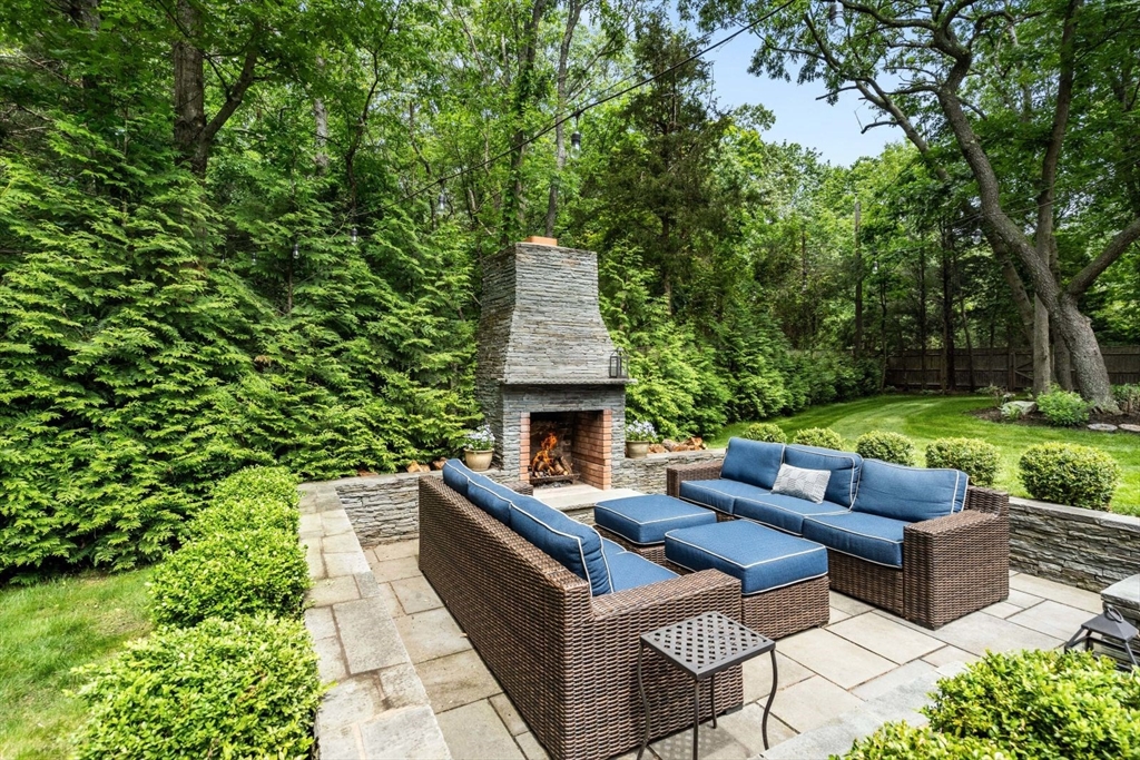 10 Franklin Rodgers Road Hingham, MA 02043 - Photo 28 of 31 a view of house with outdoor seating and green space