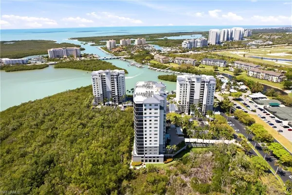 a view of a city with ocean view