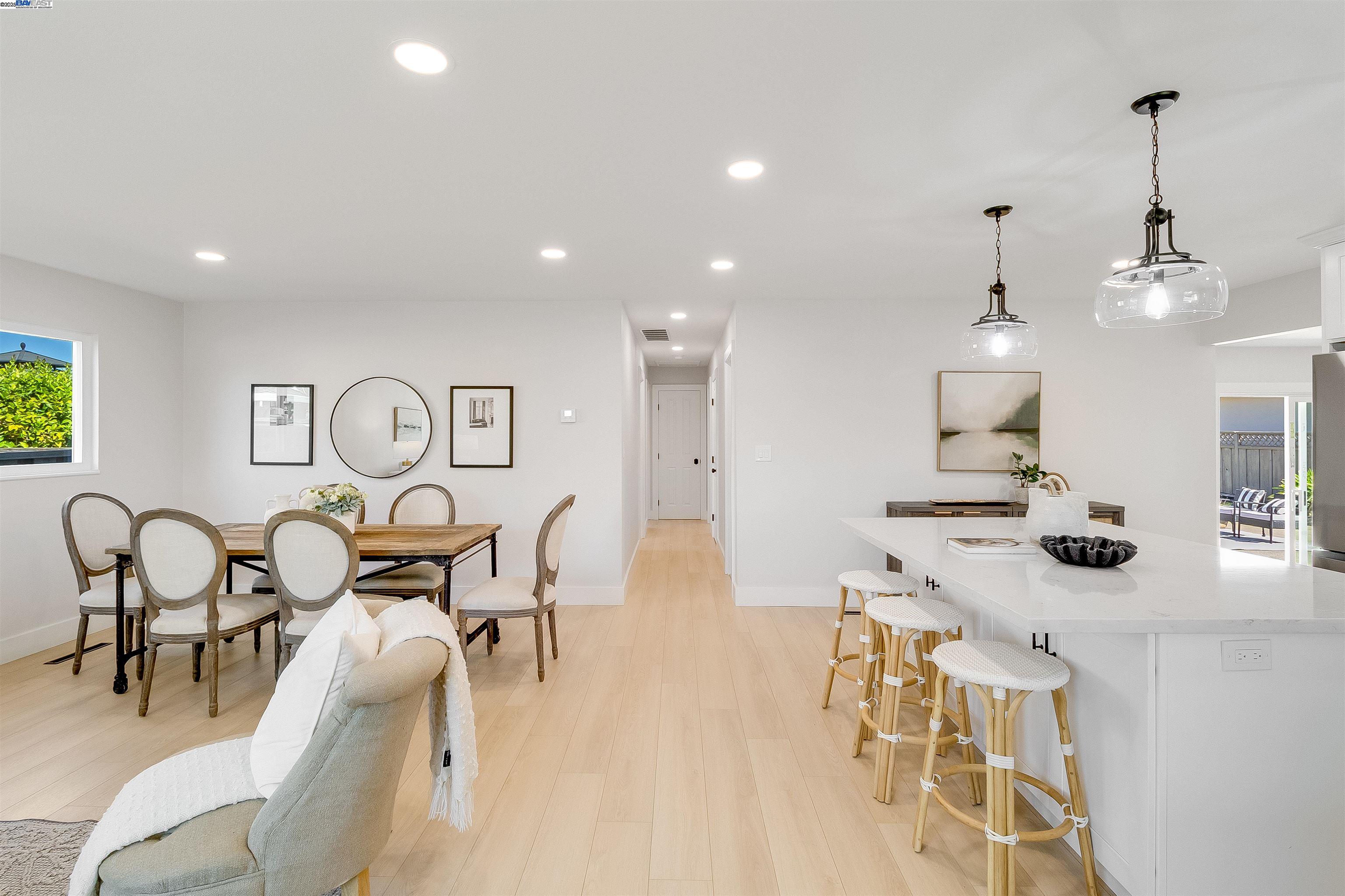 736 Adams Avenue Livermore, CA 94550 - Photo 9 of 52 a view of a dining room with furniture and a chandelier