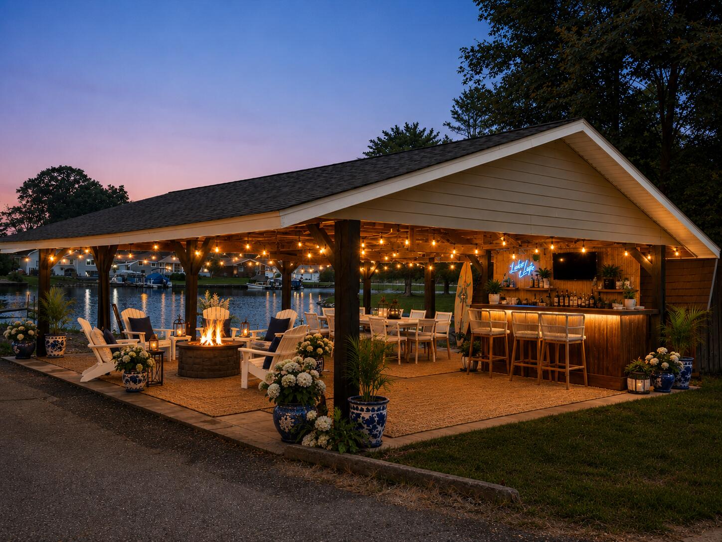 11243 Wynns Road Pinckney, MI 48169 - Photo 41 of 43 Sample Decorated Pavillion