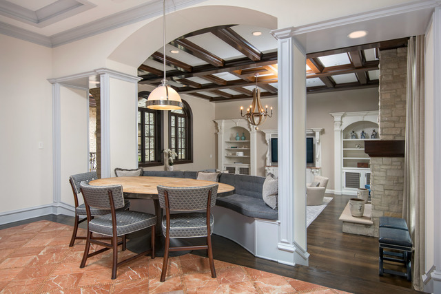 1746 West Surf Street Chicago, IL 60657 - Photo 18 of 37 a view of a dining room with furniture and wooden floor