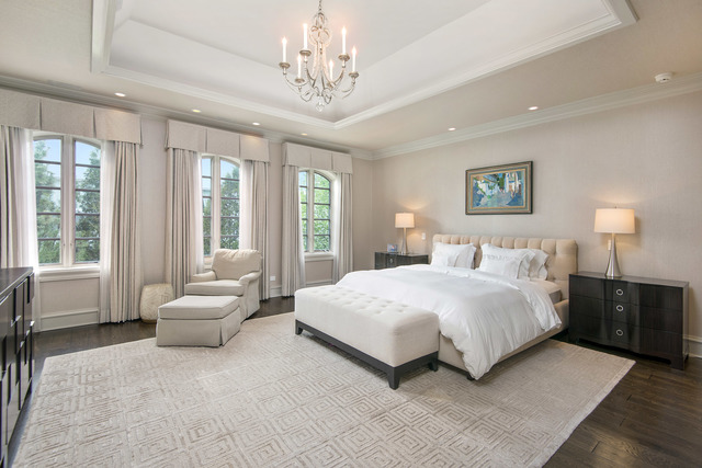 1746 West Surf Street Chicago, IL 60657 - Photo 21 of 37 a spacious bedroom with a bed and glass windows