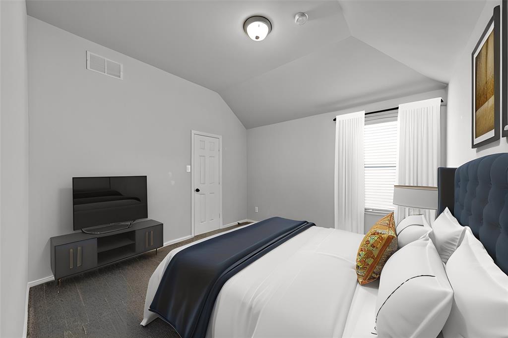 1901 Fair Parke Lane Wylie, TX 75098 - Photo 30 of 37 a bedroom with a bed and a television