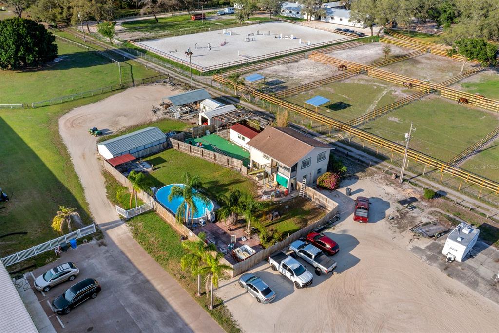 7705 Gardner Road Tampa, FL 33625 - Photo 13 of 51 an aerial view of a tennis ground