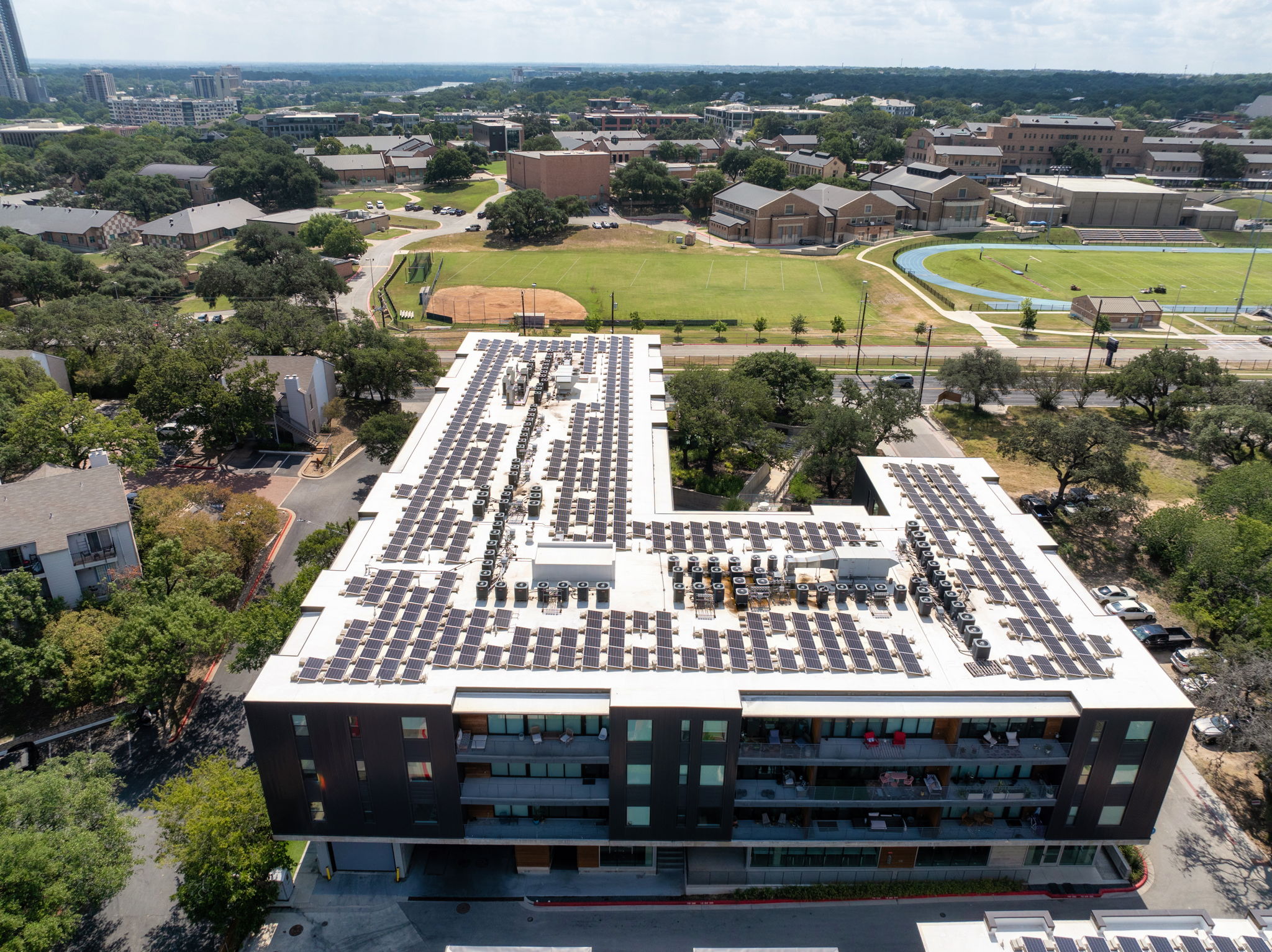 900 South 1st Street, Unit 320 Austin, TX 78704 - Photo 19 of 20 Drone / aerial view