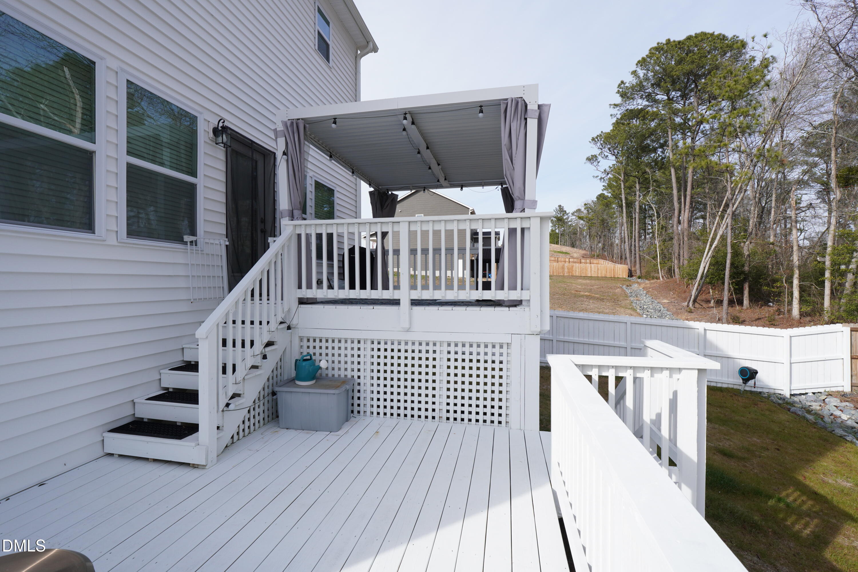 217 Beacon Hl Road Lillington, NC 27546 - Photo 20 of 24 a view of a balcony with furniture