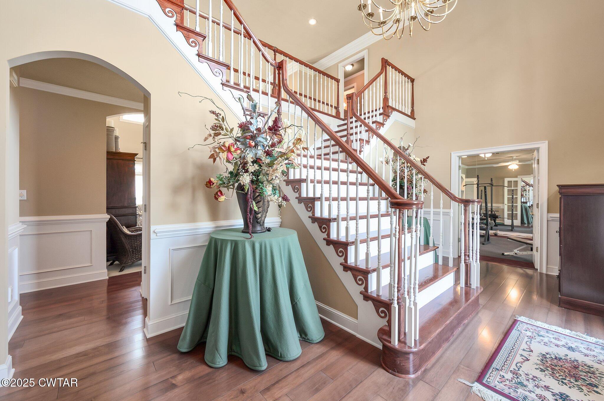 18 Admirals Pointe Jackson, TN 38305 - Photo 13 of 86 a view of entryway and hall with wooden floor