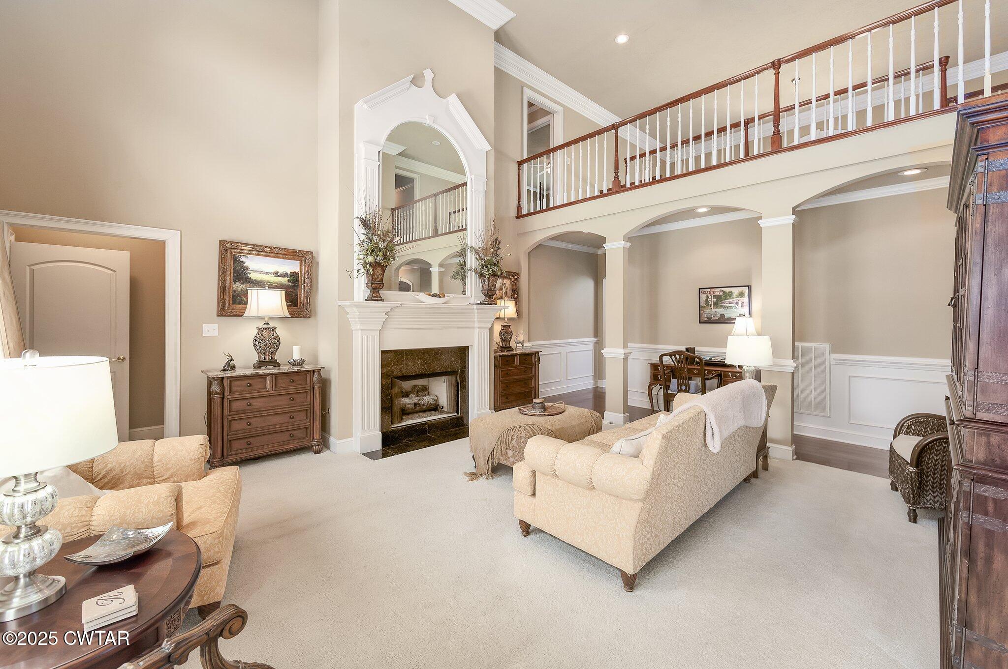 18 Admirals Pointe Jackson, TN 38305 - Photo 29 of 86 a living room with furniture and a fireplace