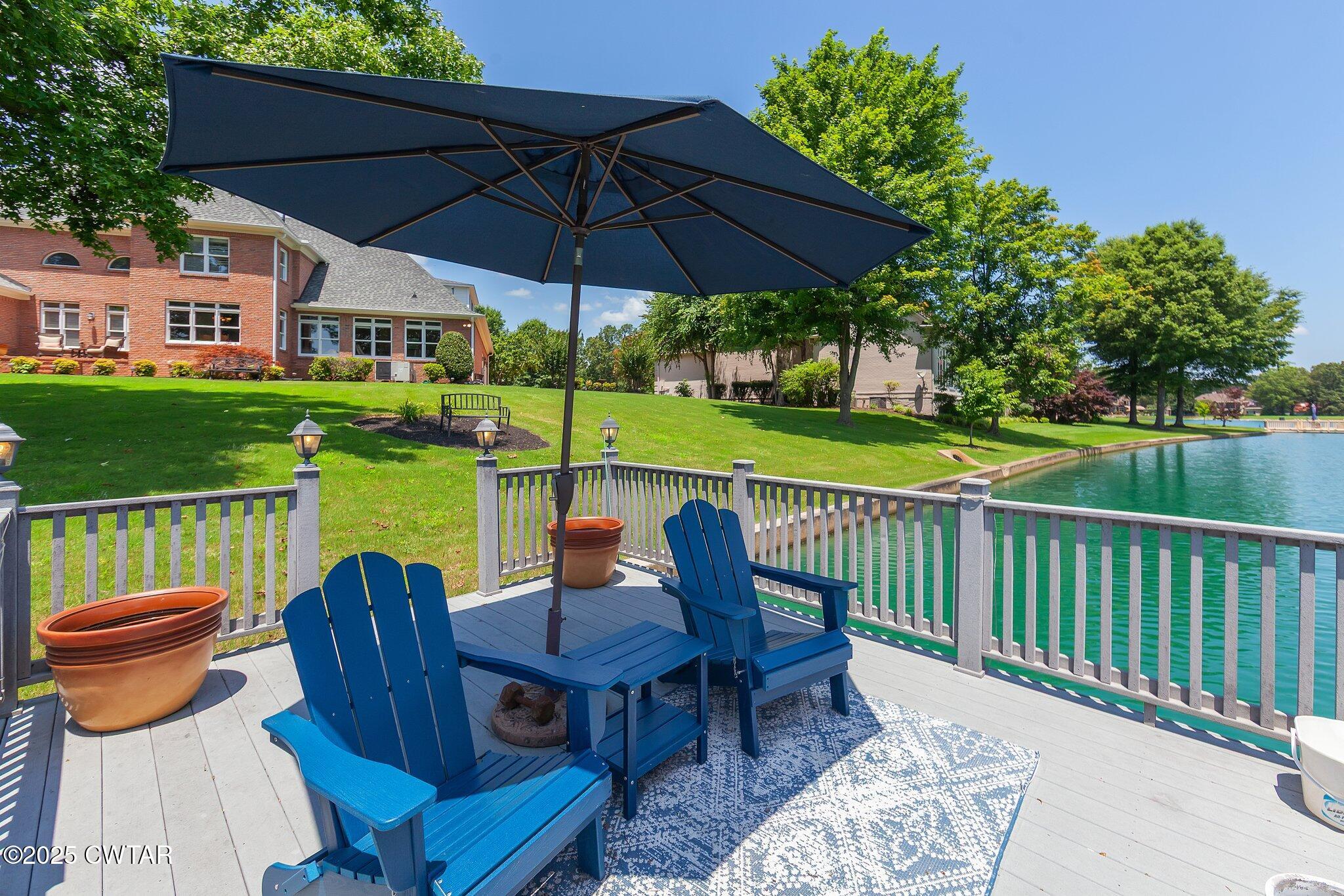18 Admirals Pointe Jackson, TN 38305 - Photo 65 of 86 a view of a chair and table on the deck