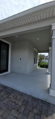 a view of front door