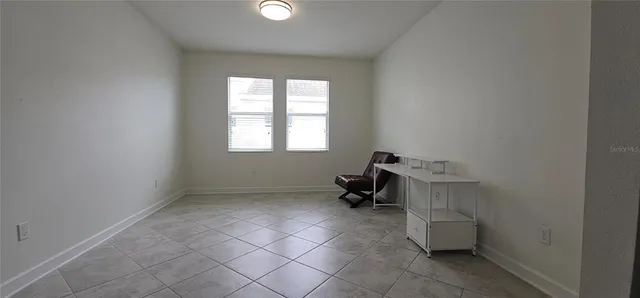 a view of an front door